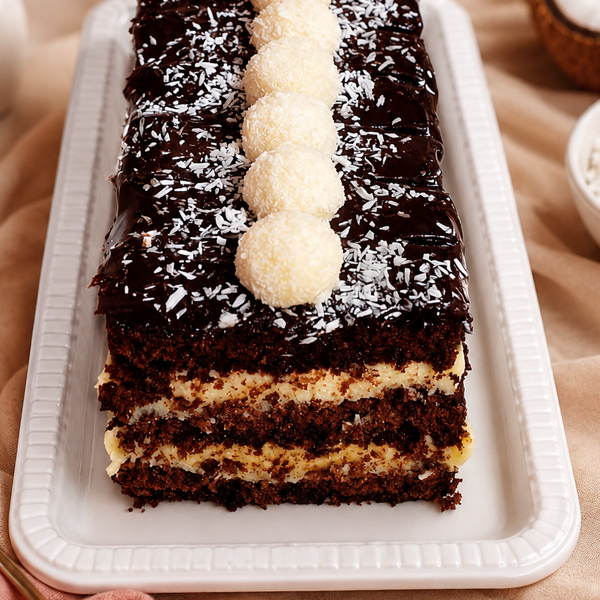 PRESTÍGIO COM CHOCOLATE FATIA